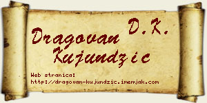 Dragovan Kujundžić vizit kartica
